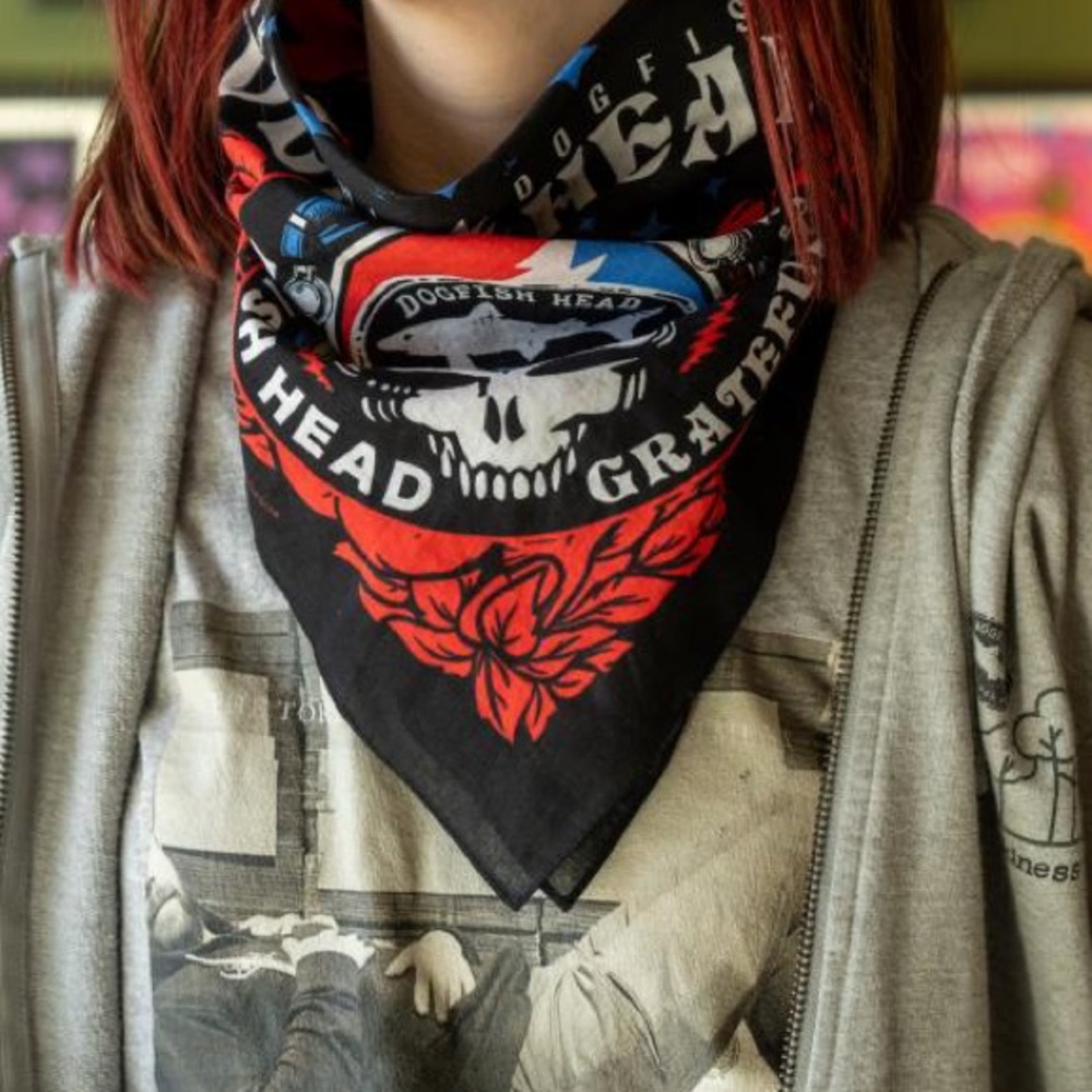 Dogfish Head x Grateful Dead Bandana ā Limited Edition -Brand New in packaging - Picture 2 of 2